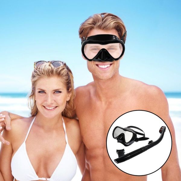 

swim wear 1 set adults snorkel mask full dry snorkeling gear kit