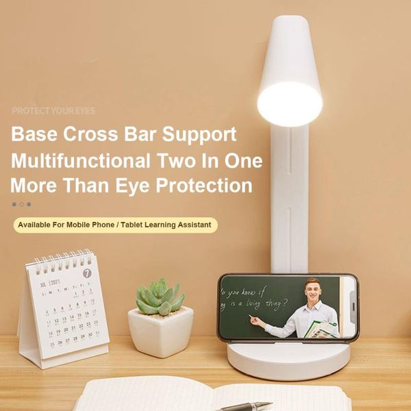

table lamps folding lamp learning led eye protection plug-in desk bright office nordic night light studio lights for bedroom