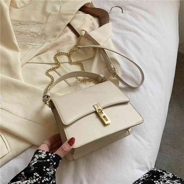 

popular bag female 2021 fashion net red chain messenger foreign style texture portable small square, Black;red