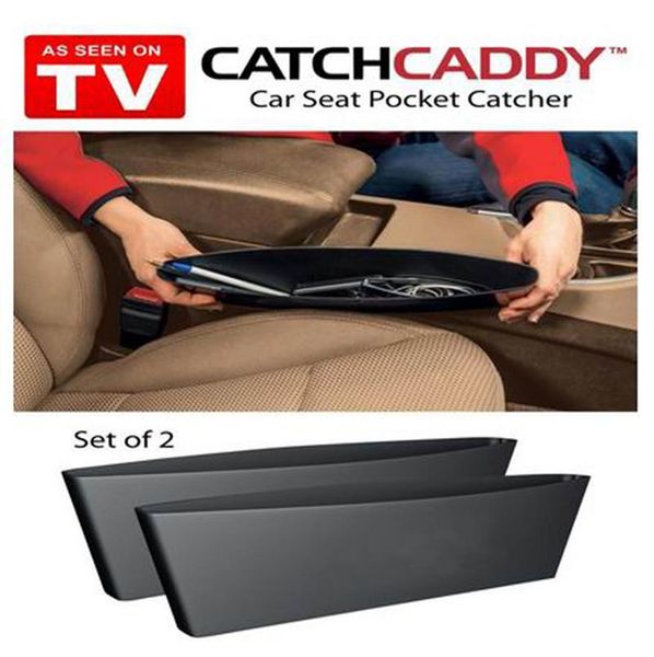 

car organizer 2pcs catch catcher box caddy seat slit gap pocket storage glove slot