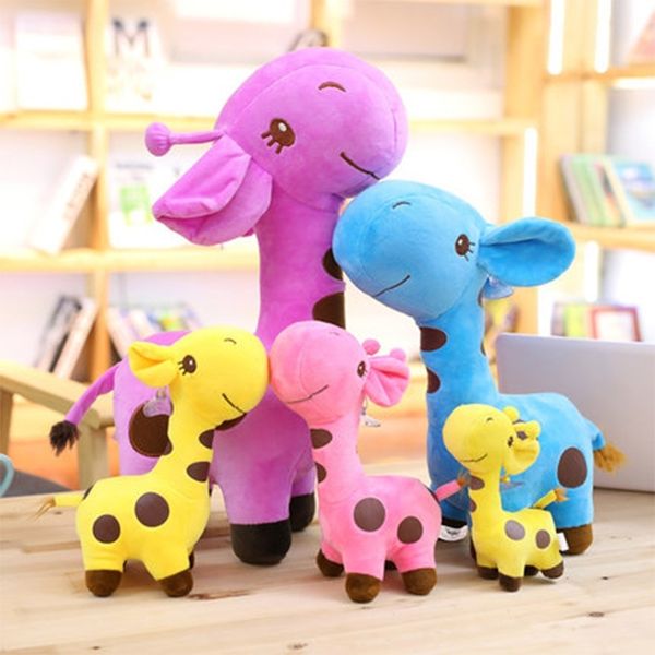 

creative simulation giraffe plush mini doll throwing grab doll
