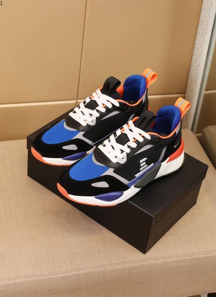 

the latest men's burst leather plus run away sneakers fashion shoes, original box runner outdoor activity size 38-45 mkjh002, Red;white