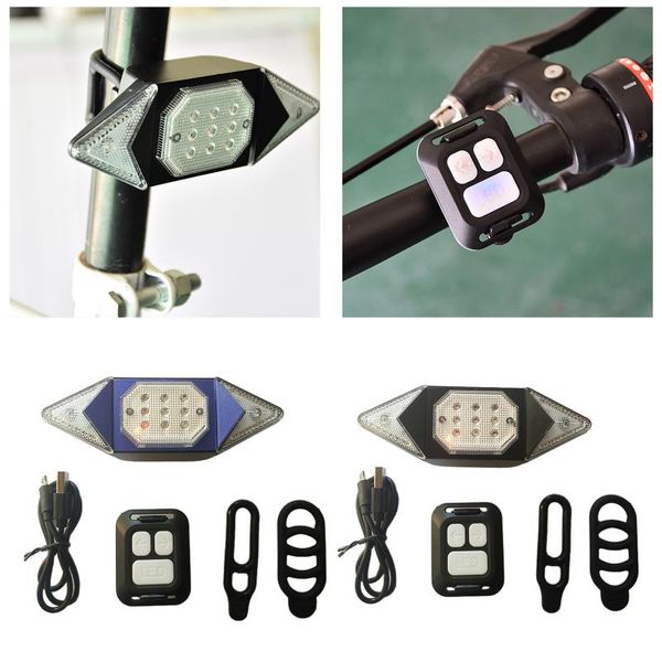 

bike tail light turn signals, waterproof led rear brake warning lights