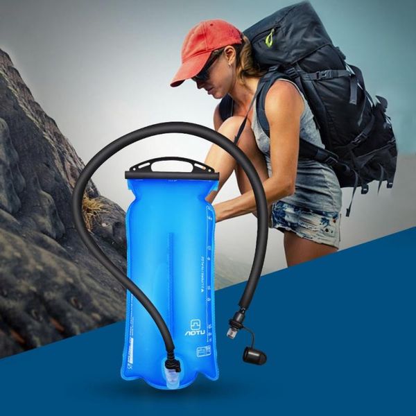 

hydration packs 2l tpu water bag bladder foldable sports climbing system hiking cycling survival pouch backpack bottle