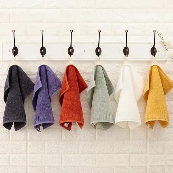 

towel 2 pcs colorful thicken face soft microfiber cotton quick dry absorbent gradient hand towels bathroom supplies for hair