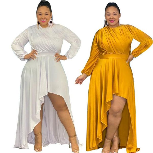 

ethnic clothing african dresses for women spring and autumn long sleeve plus size dress clothes xl-5xl, Red