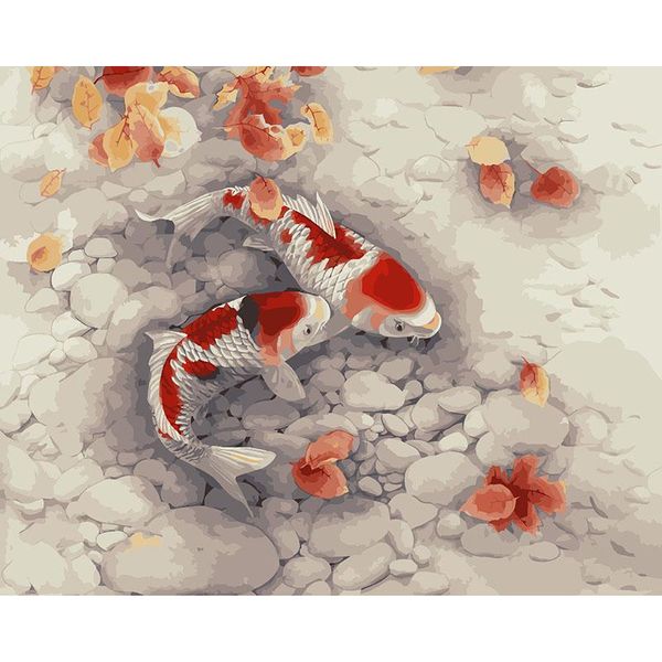 

paintings gatyztory paint by numbers for adults children handpainted carps picture oil painting drawing on canvas wall decor