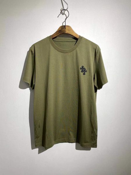 

2021 new cattle men's short sleeve cross t-shirt, White