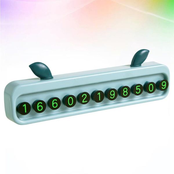 

car air freshener 1 pc number card parking temporary for travel