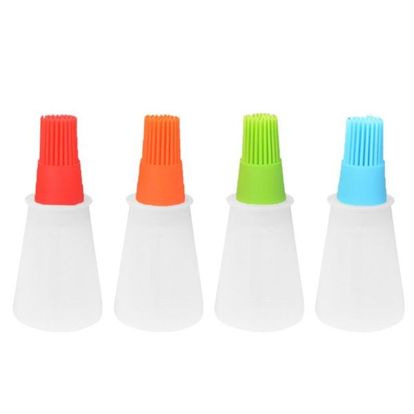 

tools & accessories silicone basting lecythus oil brush pastry for barbecue baking cooking bbq tool 4 color kitchen