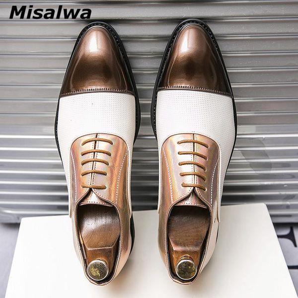 

dress shoes misalwa fashion contrast luxury for men cap toe stylish oxford party pu leather loafers oversize 46 47 48, Black