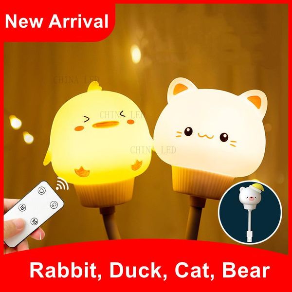 

night lights usb led telecontrol small desk lamp bedroom baby room decoration kid rise lactation light