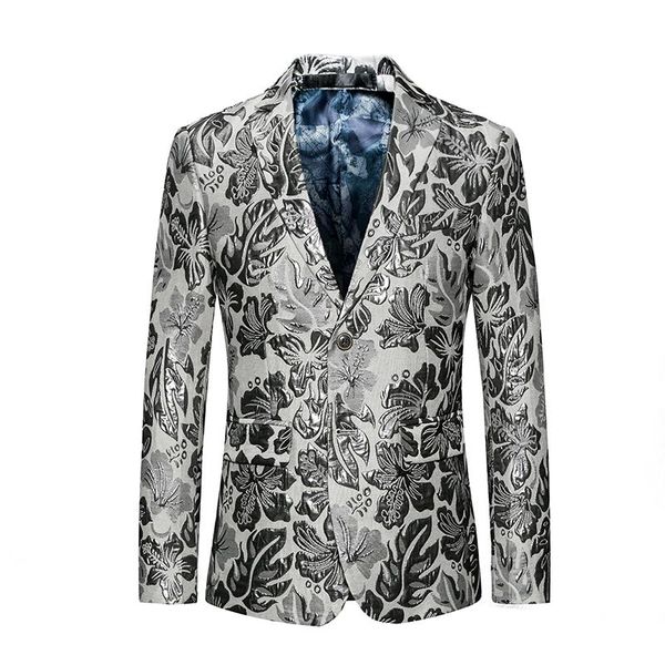 

men's suits & blazers classic men dress suit jacket long sleeve slim fit blazer coat size 5xl 6xl man tuxedo, White;black