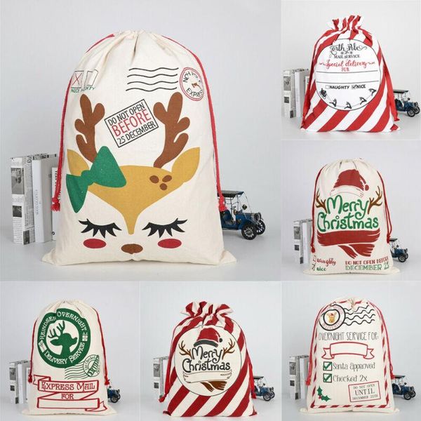 

christmas decorations arrival xmas large stockings bags sacks hessian santa gift sack decoration bag
