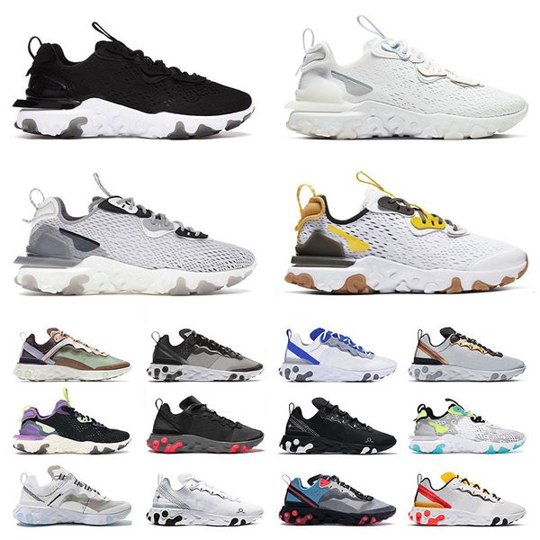 

shoes classic running epic react vision element 55 87 honeycomb triple black white iridescent schematic total orange sports sneakers