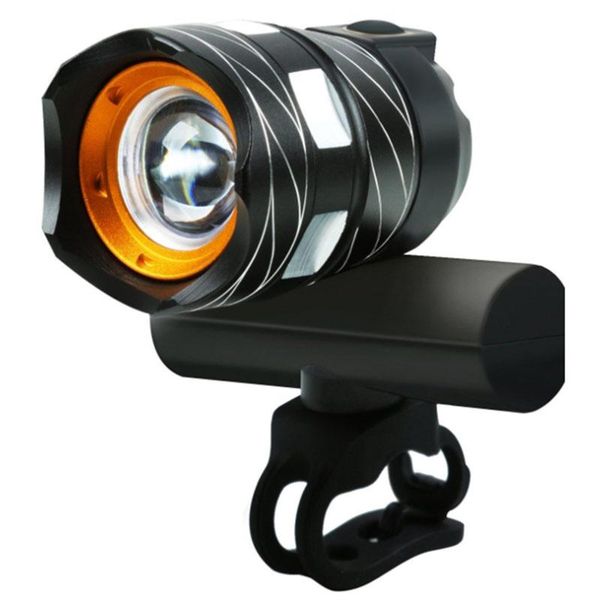 

bike lights bicycle front lamps t6 led usb rechargeable aluminum alloy cycling handlebar rainproof lamp road