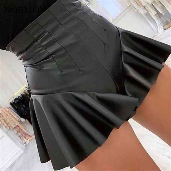 

leather skirt high waist womens short workout sports running elastic summer fashion, White;black
