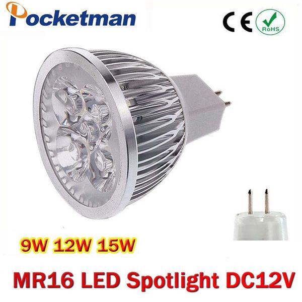 

bulbs high power light bulb 12v led spot down 9w 12w 15w gu 5.3 lamp dimmable