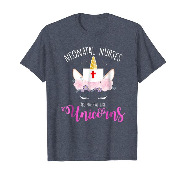 

neonatal nurses are unicorns | nicu nurse shirt gift, White;black