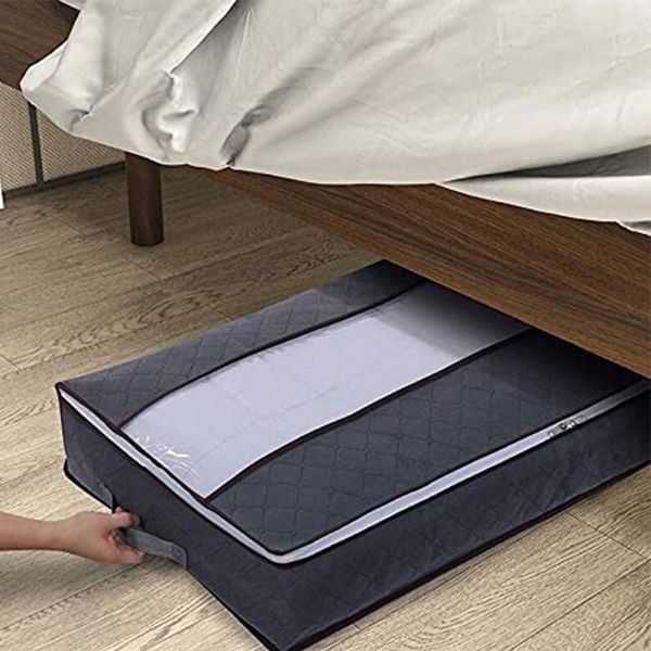 

storage bags under bed quilt bag foldable clothes blanket organizer large capacity moisture-proof wardrobe box home
