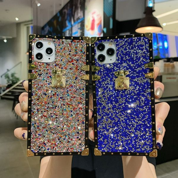 

sharp flash luxury designer show box phone cases for iphone 12 11 pro promax x xs xsmax 7 8 plus