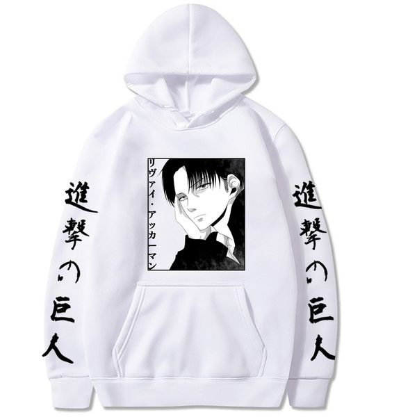 

attack on titan hoodie loose hoodies long sleeved pullovers casaul men y0319, Black