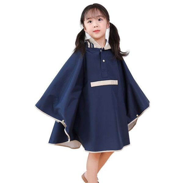 

rain wear raincoat kids waterproof long poncho hoodie fashion outdoor sports accessories collapsible portable coat chubasquero bebe d