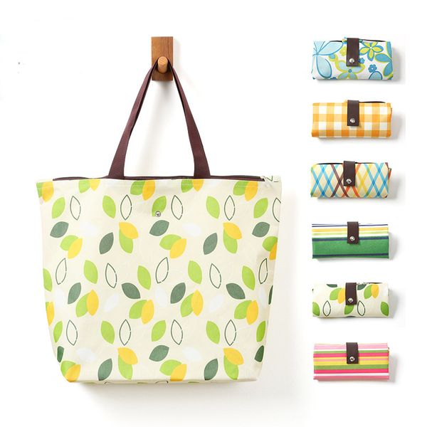 

3pcs shopping bags women oxford 600d waterproof foldable protable large capacity storage bag