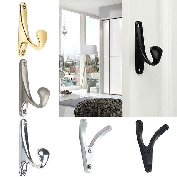

modern simple wardrobe cabinet single hanger hook door zinc alloy wall keys clothes home decor hangers & racks