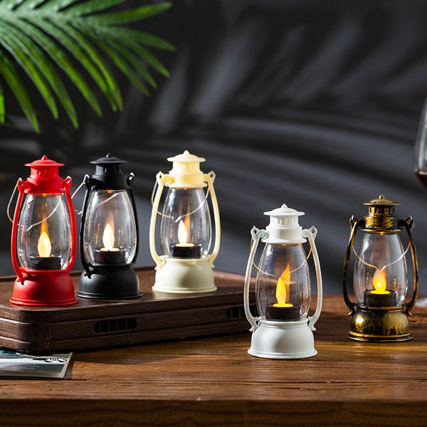 

halloween decorations simulation flame portable night light pendant party led luminous decoration atmosphere light