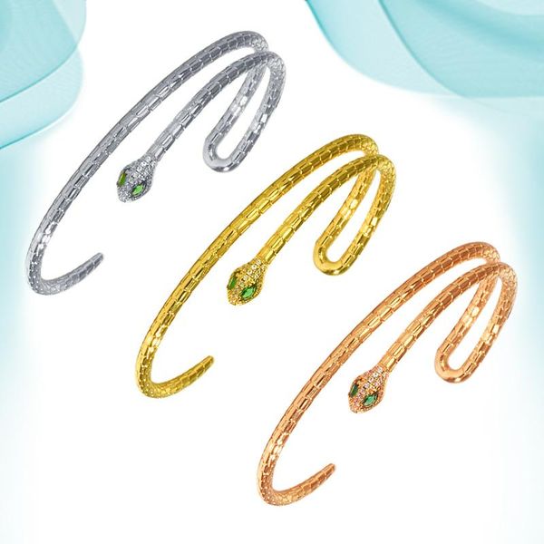 

bangle stylish snack bracelets copper cuff glossy diamond stone bangles personalized bold designed for women, Black