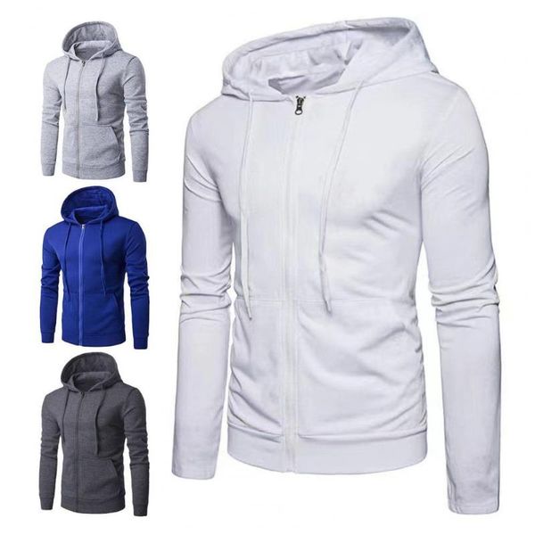 

men's hoodies & sweatshirts jacket coat all-matched men hoodie long sleeve hooded, Black