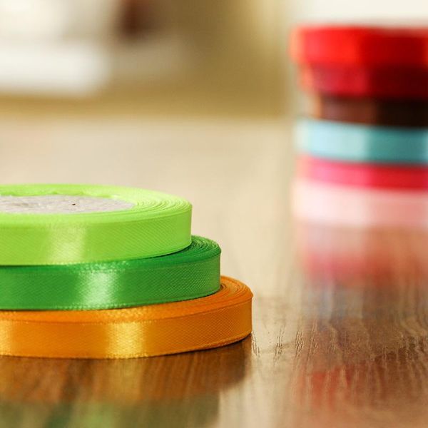 

gift wrap 25 yards beatiful satin ribbon packing cake box wedding party festival decorative crafts ribbons