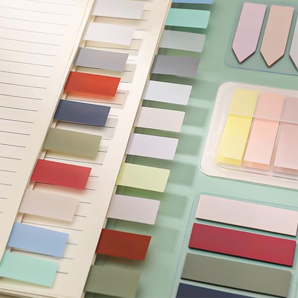 

bookmark lld colors memo pad sticky notes notepad student school study diary self-stick note pads