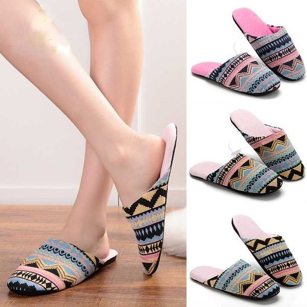 

sandals winter warm cotton slippers women men home shoes simple non-slip indoor slides corduroy couple slipper bedroom female, Black