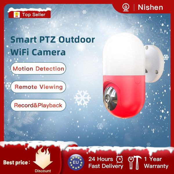 

wifi ip camera outdoor waterproof ptz ai human detection security night surveillance cameras