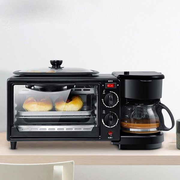 

electric skillets breakfast machine household small multifunctional 3 in 1 oven frying roasting coffee