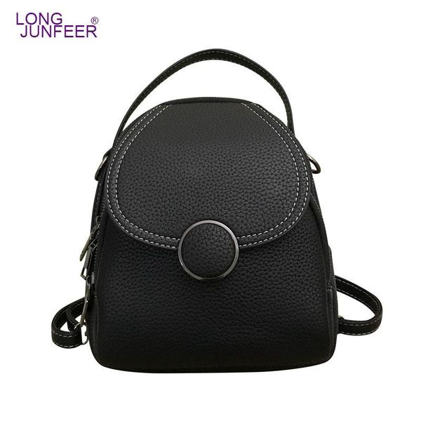 

outdoor bags women pu leather backpack summer mini korean small for girls travel mochila