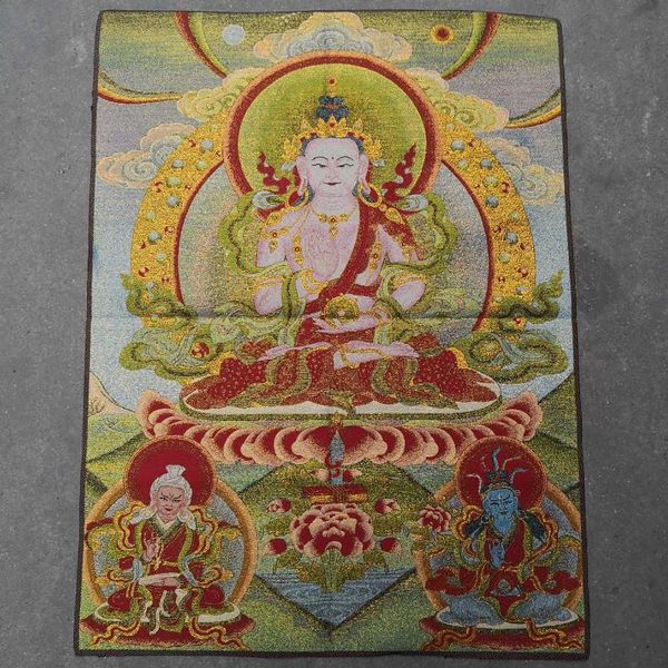 

other arts and crafts thangka tibetan buddha dari tathagata brocade embroidery