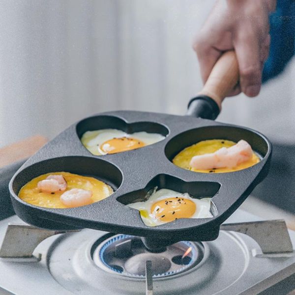 

pans cast iron egg frying pan multi-function non-stick cooker pancake maker for gas & induction kitchen tools