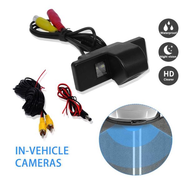 

car rear view cameras& parking sensors hd ccd camera dualis sunny for qashqai x-trail geniss pathfinder 307cc