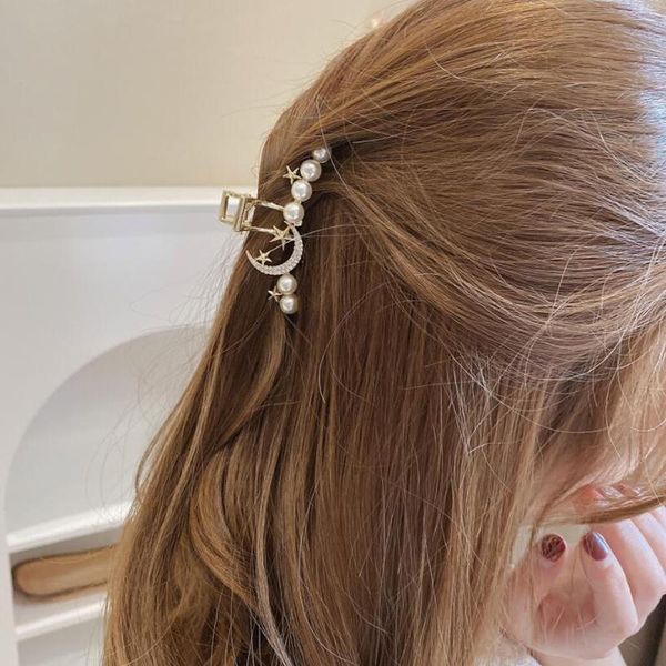 

hair accessories women crystals claw gorgeous small clips metal hairpins for girl headdress ornament styling tools