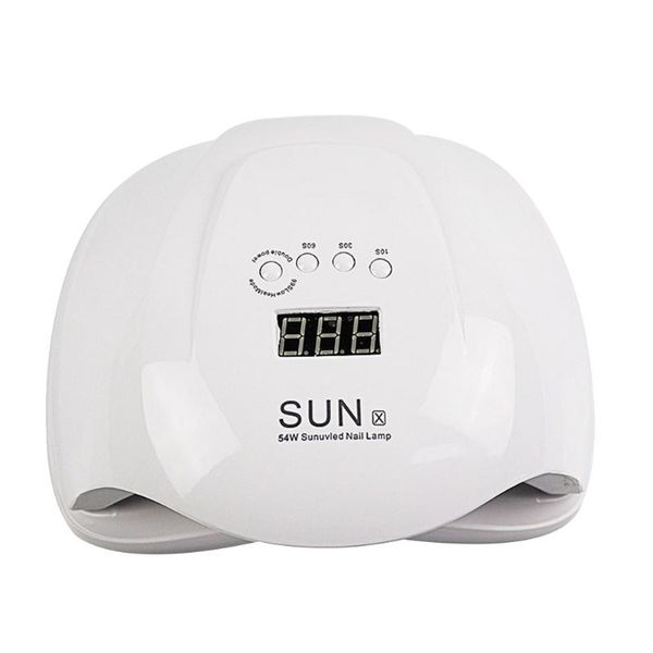 

nail dryers 54w abs manicure lamp dryer potherapy machine led light art tools for gel polish varnish us plug