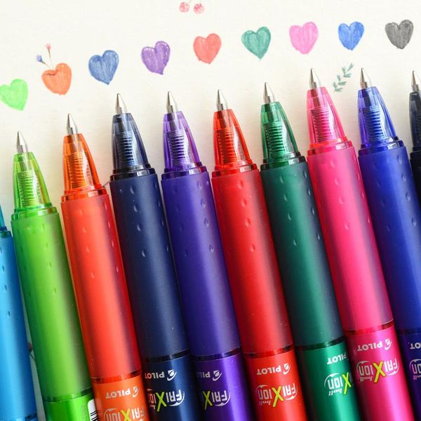 

gel pens 5pcs japan pilot pen erasable 0.5 mm lfbk-23ef