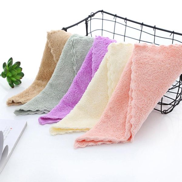 

towels & robes solid color soft microfiber baby infant born absorbent drying washcloth bath towel feeding cloth multifunction