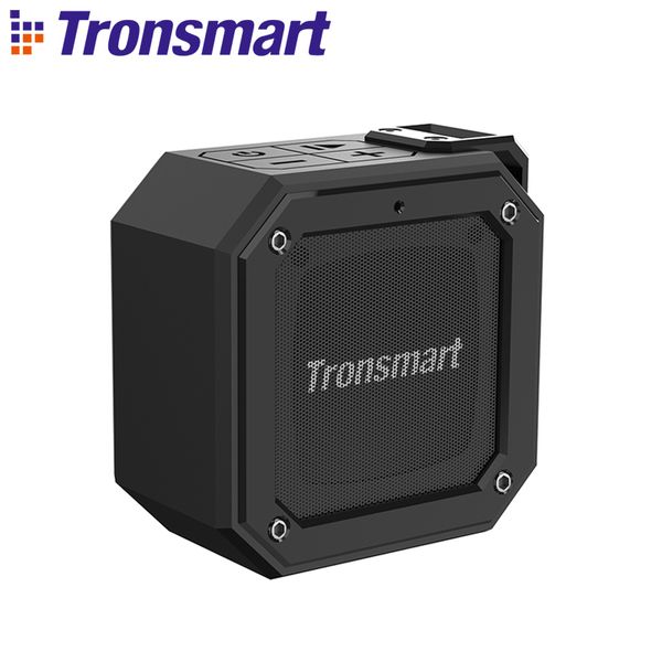 

tronsmart groove force mini bluetooth 5.0 speaker ipx7 waterproof column portable speaker voice assistant 24-hour play time