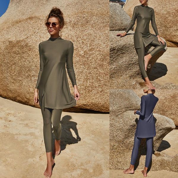 

swim wear modest swimming suit for burkini muslim fashion swimwear women swimsuit long sleeve arabic turkey pakistani islamic