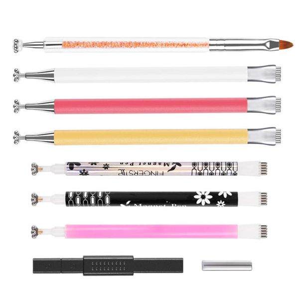 

set cat eye manicure pen creative nail magnetic salon tool fake art kits