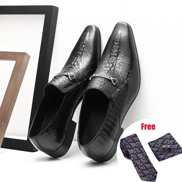 

dress shoes men genuine leather business suit brand bullock wedding mens 2021 spring red black