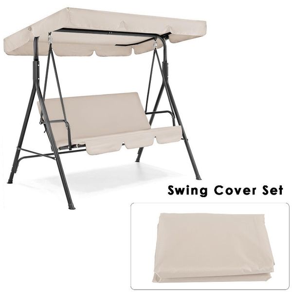 

shade patio swing cover set canopy seat for garden courtyard outdoor waterproof